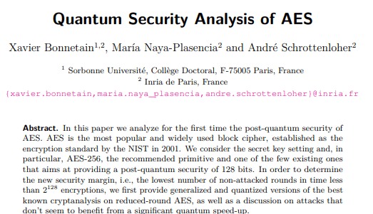 AES Analysis PDF